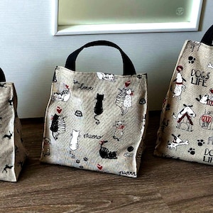 Doorstop - &quot;Doorstop Bag&quot; - Canvas - UNFILLED - 3 sizes, many patterns, very high quality - handmade