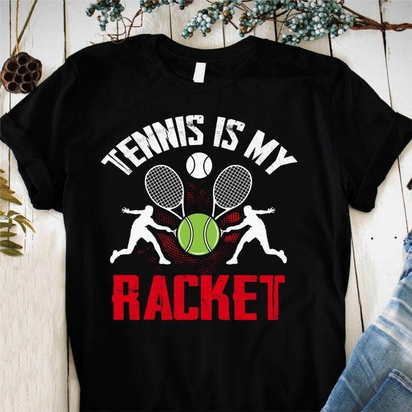 Tennis is my racket Unisex Jersey Short Sleeve Tee