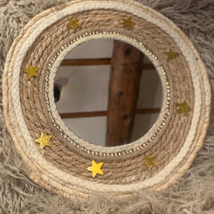Handcrafted wall mirror