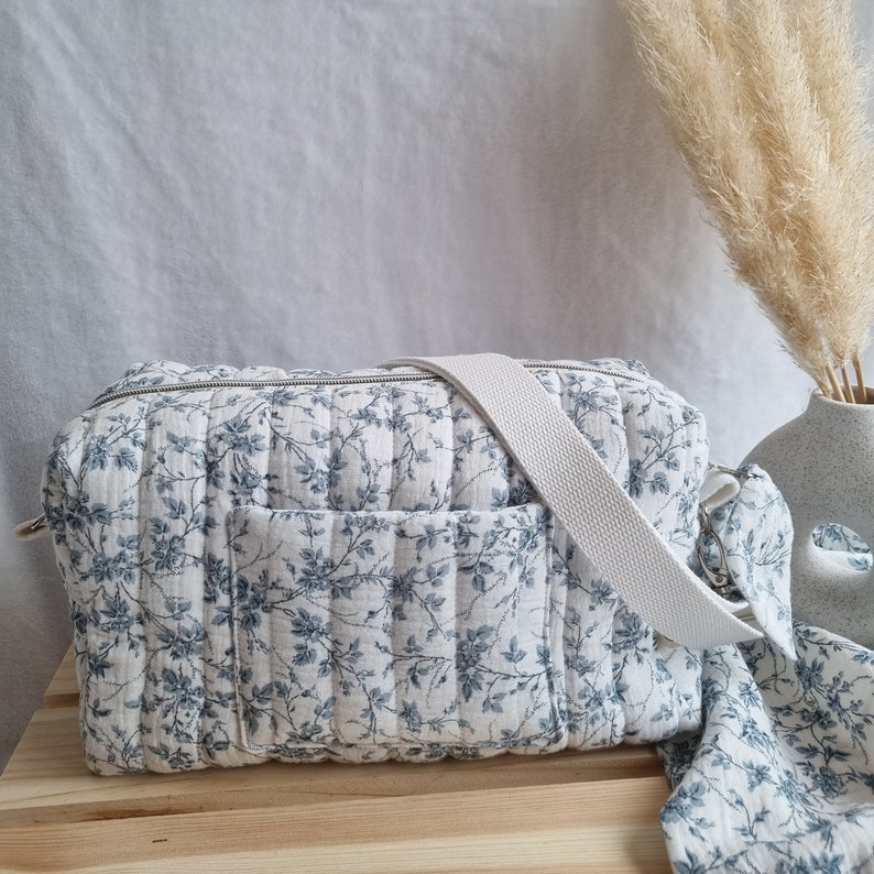 The mini quilted diaper bag image 3