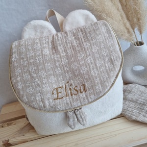 Sac à dos "doudou" enfant personnalisable - cadeau naissance
