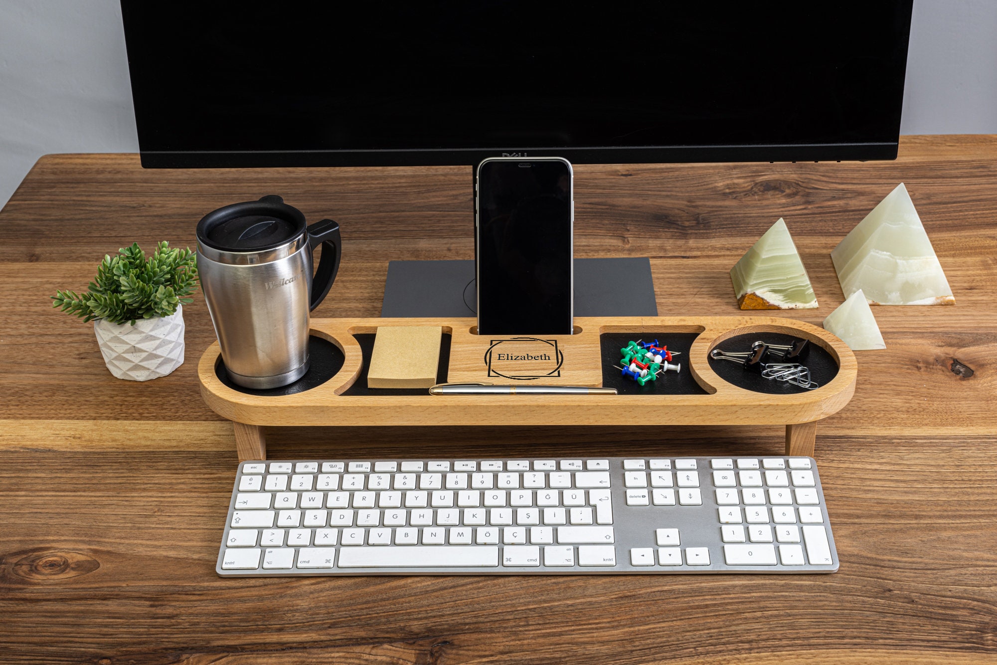 Wooden Desk Organizer Gift for All Gift for Men Who Have Etsy