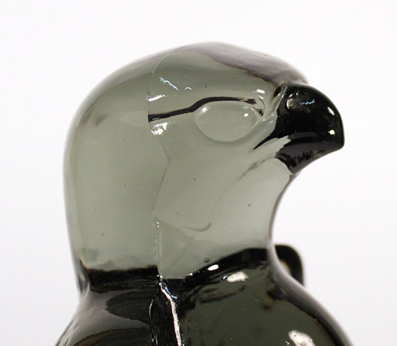 Kosta Boda Glass Falcon Bird WWF 1975 Paul Hoff Limited Edition