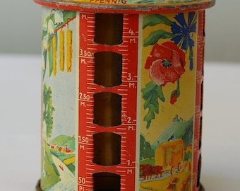 Piggy bank, small change, lithograph, Mark Pfenning, circa 1940