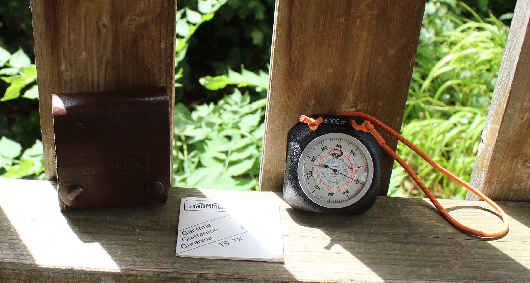 THOMMEN Höhenmesser Altimeter Barometer 5000 M Instrument