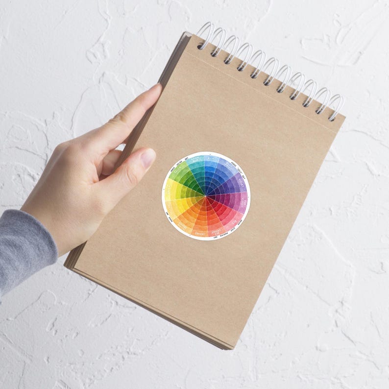 Color Wheel Sticker, Art Sticker - Etsy UK