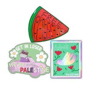 Pack d'autocollants Palestine gratuit | sac à main pour autocollants de résistance | d'autocollants pastèques | Pack d'autocollants Palestine gratuit | Libérez Gaza