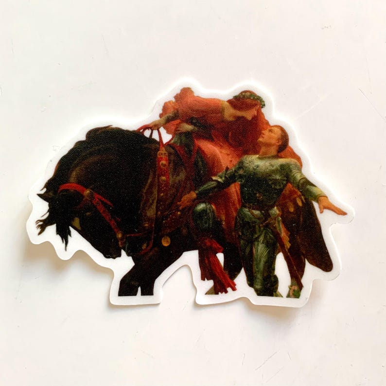 La Belle femme sans merci, art history sticker image 7
