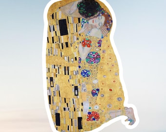 Klistermärket Kyssen av Gustav Klimt, Konstälskare