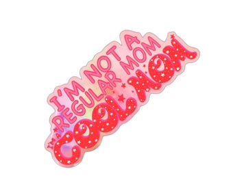Funny Mom Sticker, Mom Gift, Waterproof Vinyl Decal