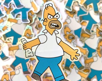 Homer Simpson-klistermärke Simpsons-klistermärke roligt fars dag-klistermärke