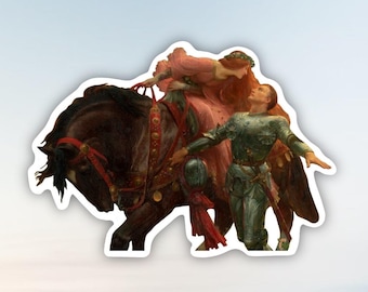 La Belle femme sans merci, art history sticker