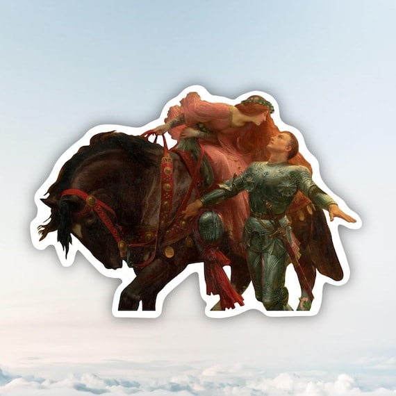 La Belle femme sans merci, art history sticker