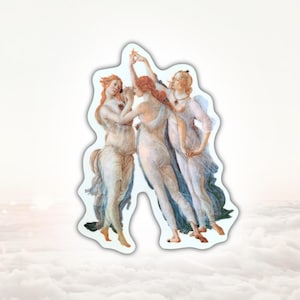 Sandro Botticelli sticker, The three graces