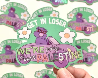 Free Palestine 5 stickers package