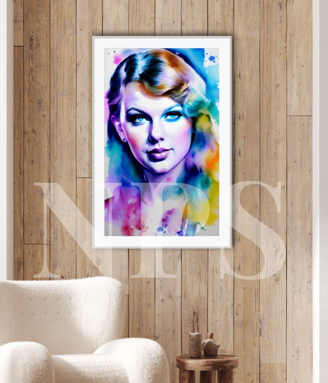 Taylor Swift Watercolor Art Swift Wall Art Swift Poster Etsy