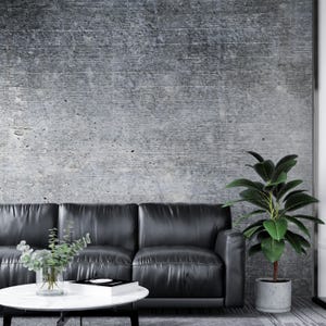 Grunge Concrete Wallpaper | Peel and Stick | Textured Concrete Mural | Home Decor | Contemporary Wallpaper