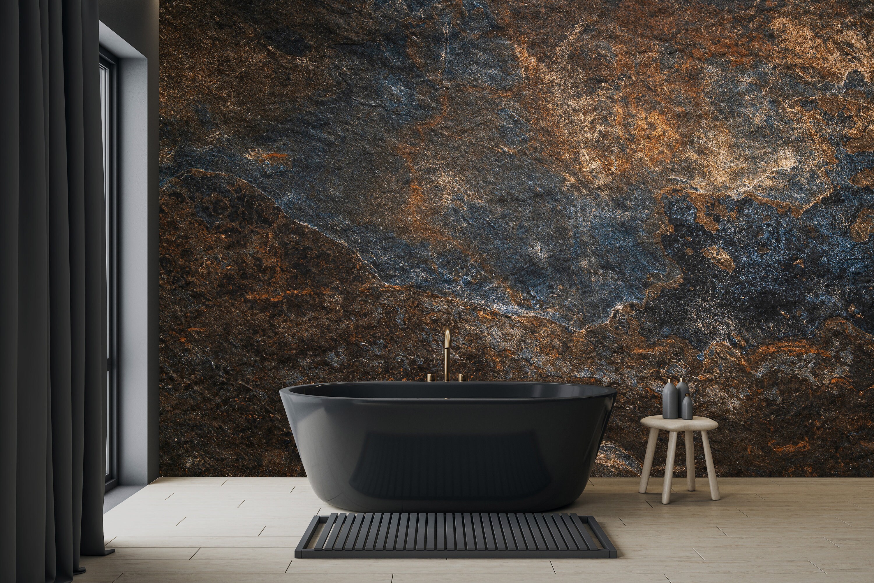 Ore Granite Stone modern Wallpaper Peel and Stick - Etsy