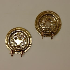 Pair Of Mid Century Swedish Brass Sconces