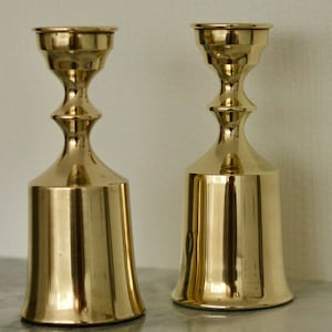 Dansk Copenhagen Brass Candle Holders