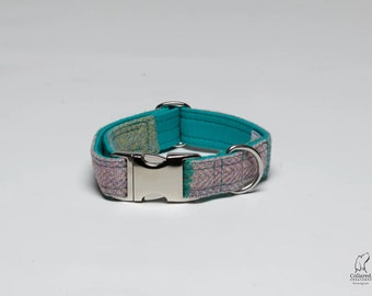 Harris Tweed Summer Herringbone Dog Collar