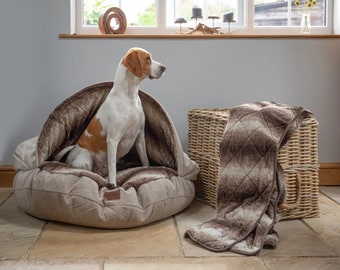 Luxury Dog Cave Bed