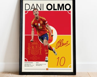 2024 絞ろ Topps Chrome DANI OLMO ダニ オルモ 直筆サイン
