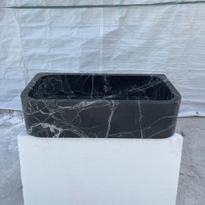 Verde Green Marble Sink , Wall mounted Sink, Custom Order Sink, Natural Stone Marble Sink, Custom Vanity Top, Marble Bathroom Sink