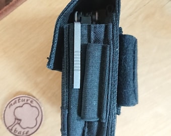 EDC titanium tweezers, compatible with Leatherman holsters. Only 45 mm long.