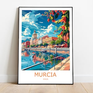 Impression voyage Murcie Art mural Murcie Affiche de voyage Murcie Art cadeau Murcie Décoration murale Murcie Impression voyage Espagne Impression Murcie Art mural Espagne
