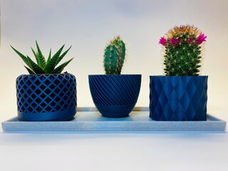 Set Di 3 Vasi In Ceramica Bianca: Decorazione Minimalista Per Casa, Soggiorno O Ufficio