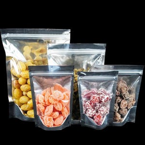 100PCS Aluminum Foil Bag Self Sealing Food FREE SHIPPING