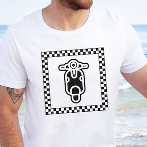 Classic moped t-shirt, Scooter shirt, Vintage scooter t shirt, Motorbike gift, Gift for him