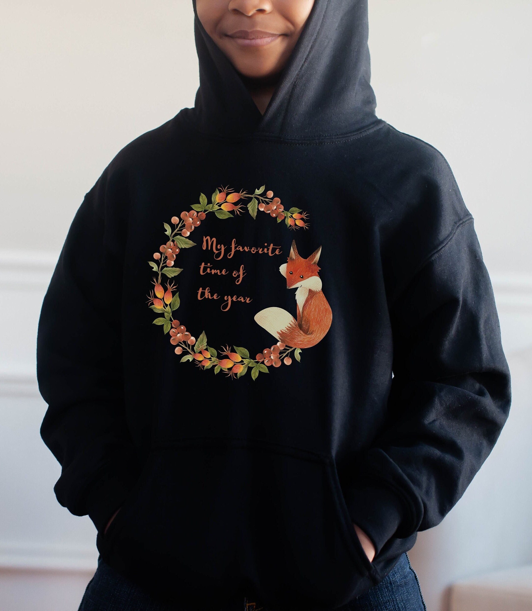 Black fox hoodie discount