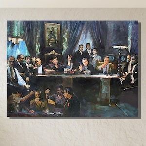 Fallen Last Supper Bad Guys, Fallen Last Supper Bad Guys Poster, Fallen Last Supper Bad Guys Wall Art, Fallen Last Supper Bad Guys Canvas