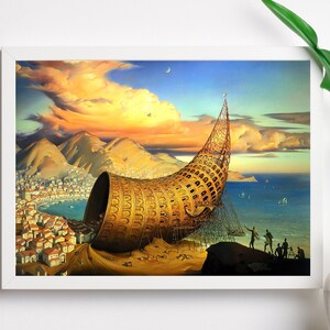 Pintura de Vladimir Kush, Arte mural de Vladimir Kush, Lienzo de Vladimir Kush, Póster de Vladimir Kush, Impresiones de Vladimir Kush, Vladimir Kush listo para colgar