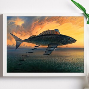 Arte mural de Vladimir Kush, póster de Vladimir Kush, impresiones de Vladimir Kush, lienzo de Vladimir Kush, pintura de Vladimir Kush, Vladimir Kush listo para colgar