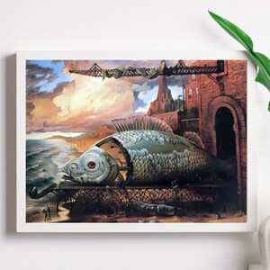 Vladimir Kush listo para colgar, lienzo de Vladimir Kush, pintura de Vladimir Kush, arte mural de Vladimir Kush, póster de Vladimir Kush, impresiones de Vladimir Kush
