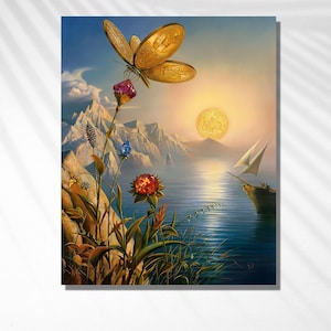 Láminas de Vladimir Kush, lienzo de Vladimir Kush, póster de Vladimir Kush, pintura de Vladimir Kush, arte mural de Vladimir Kush, Vladimir Kush listo para colgar
