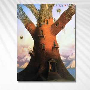Arte mural de Vladimir Kush, póster de Vladimir Kush, impresiones de Vladimir Kush, lienzo de Vladimir Kush, pintura de Vladimir Kush, Vladimir Kush listo para colgar