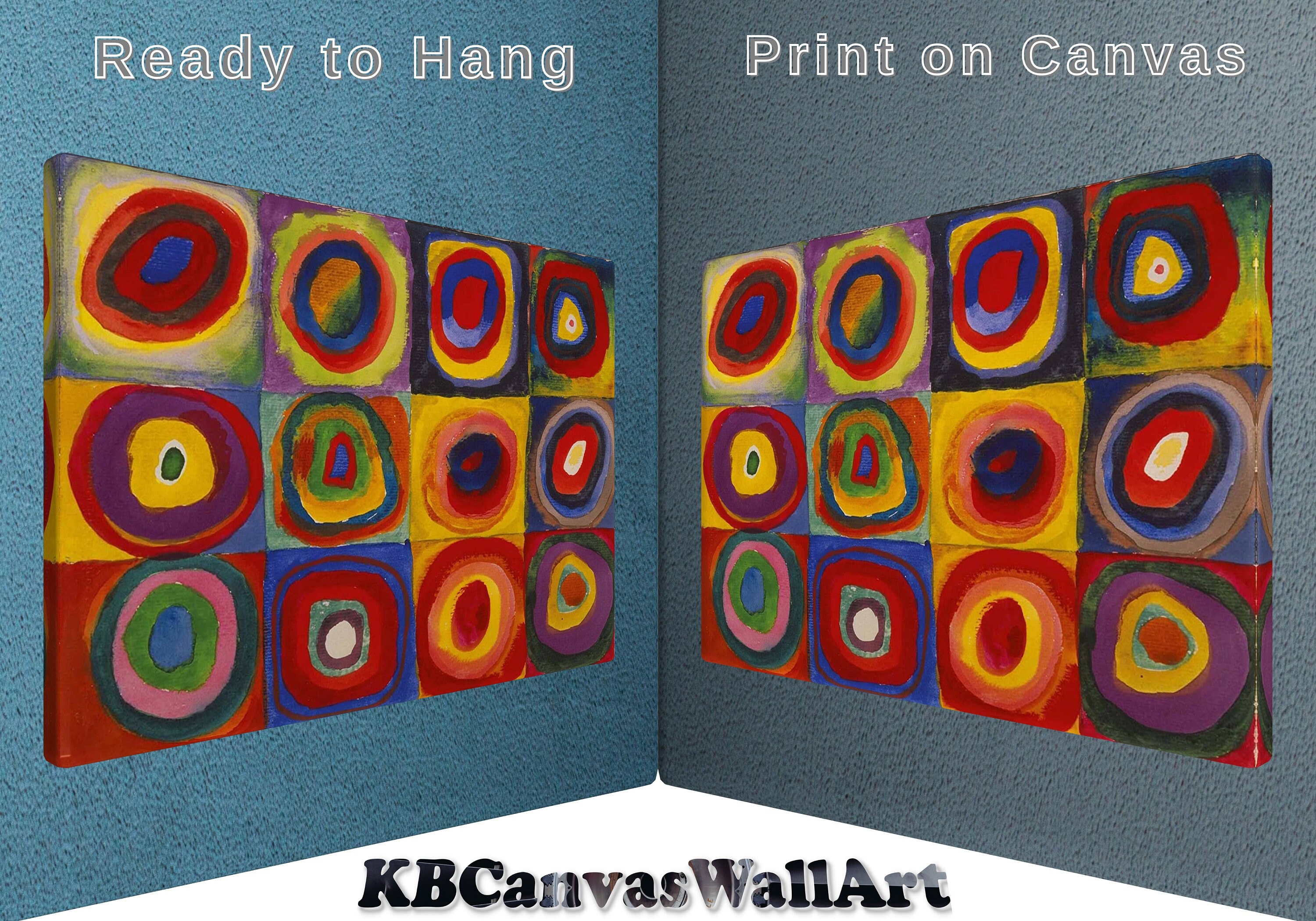 ワシリー・カンディンスキー (Farbstudie Quadrate、1913 年