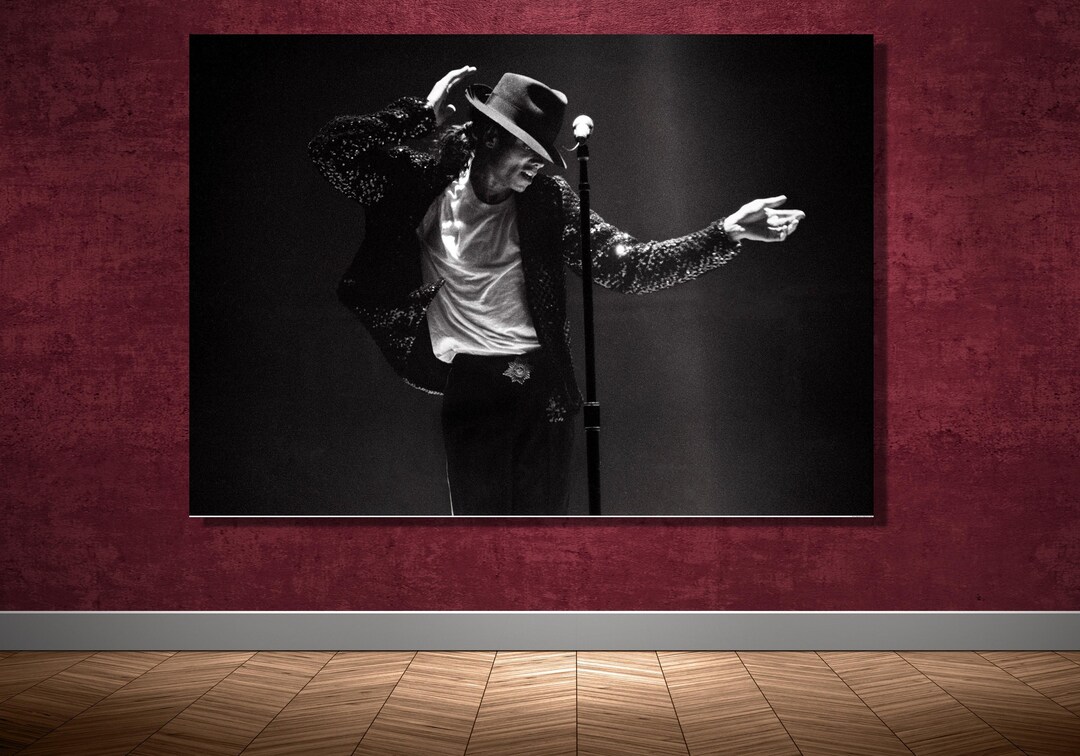Michael Jackson Wall Art Michael Jackson Canvas Michael Etsy