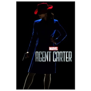 Agent Carter plakat na płótnie, Agent Carter wydruki na płótnie, Agent Carter obraz na płótnie, Agent Carter wystrój domu, gotowy do powieszenia, Agent Carter