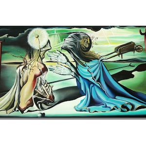 Salvador Dali (Tristan and Isolde) Canvas Print, Salvador Dali (Tristan and Isolde) Paintings, Salvador Dali (Tristan and Isolde) Poster