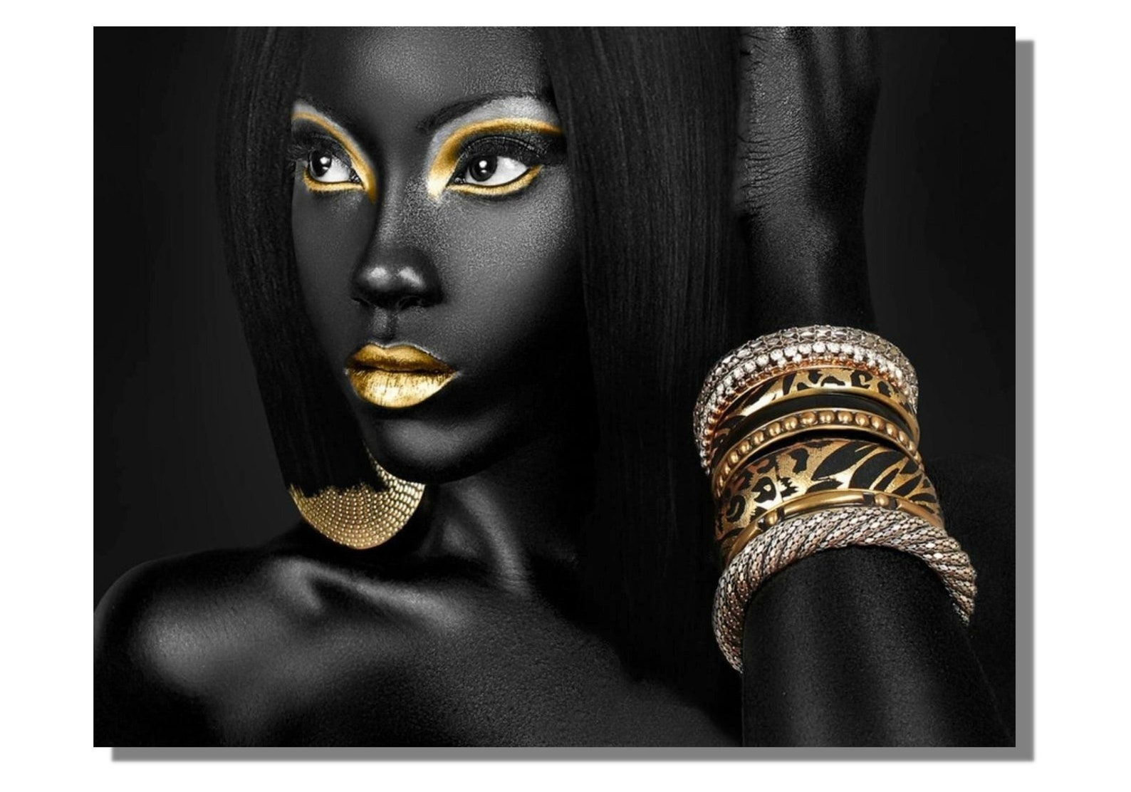 African Women Canvas African Canvas Poster African Canvas Etsy