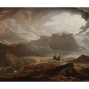 John Martin (Macbeth, 1820) Canvas Print, John Martin Canvas Poster, John Martin Canvas Painting, Perfect Home Decor, Ready to Hang, Gifts
