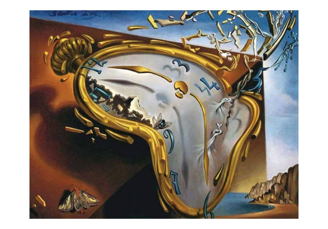 Salvador Dali – Melting Watch, 1954 – Photo Reprint On Glossy Paper, Ready To Frame
