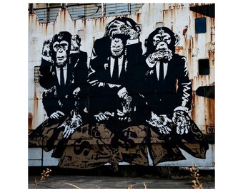 バンクシー　Banksy ピストル　ピエロ バンクシー BANKSY 拳銃 ピエロ A4 厚紙 ステンシルシート