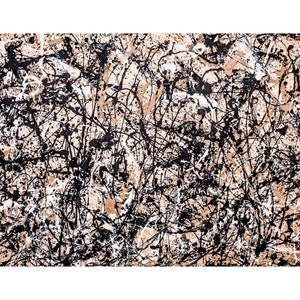 Jackson Pollock Canvas Modern Abstract Printing, Pollock Splatter Print Home Wall Decor, Jackson Pollock Art, Home Bedroom, Pollock Painting