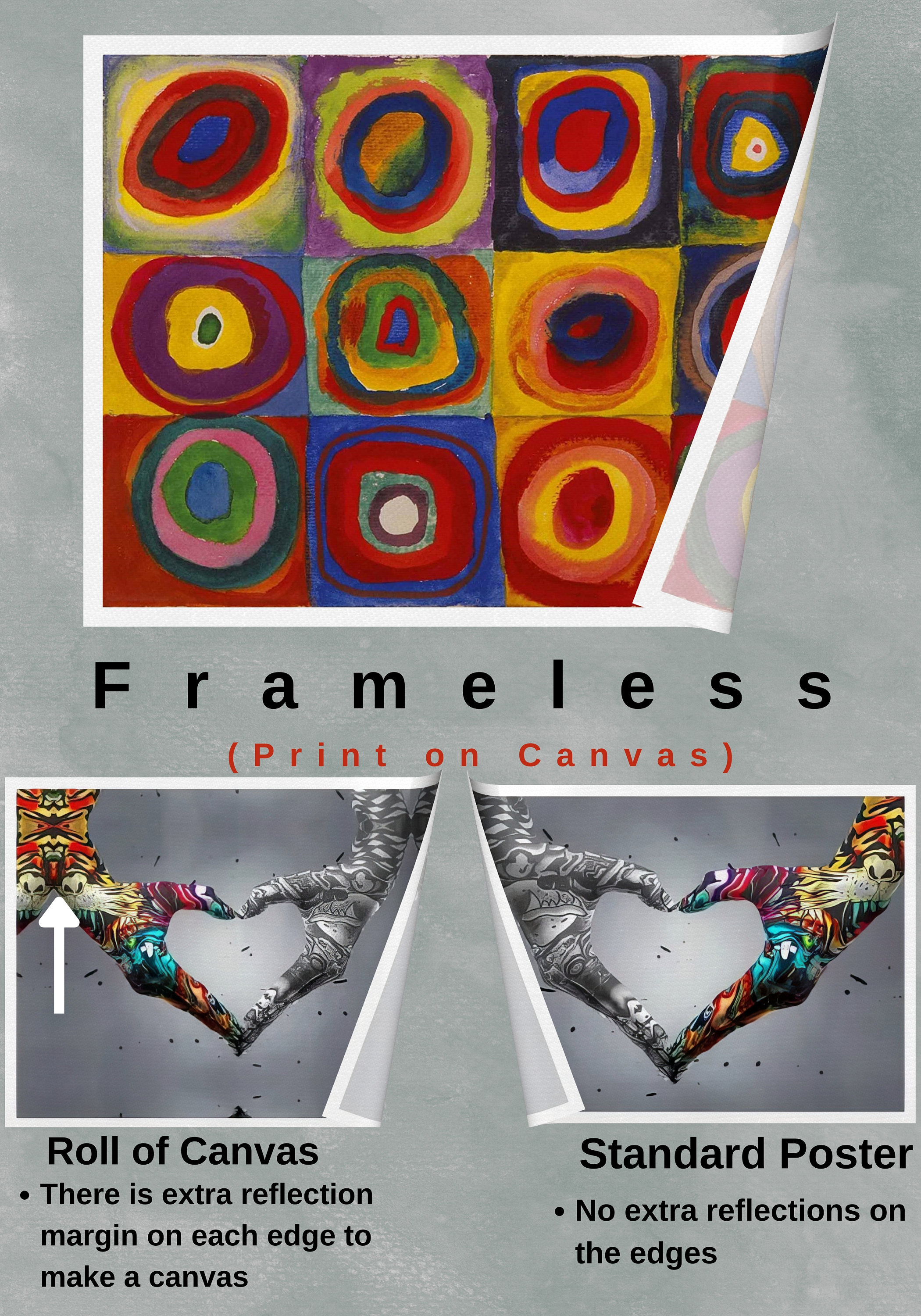 ワシリー・カンディンスキー (Farbstudie Quadrate、1913 年